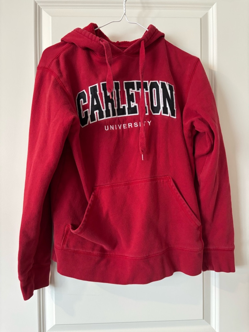 Carleton University Red Hooded Sweatshirt